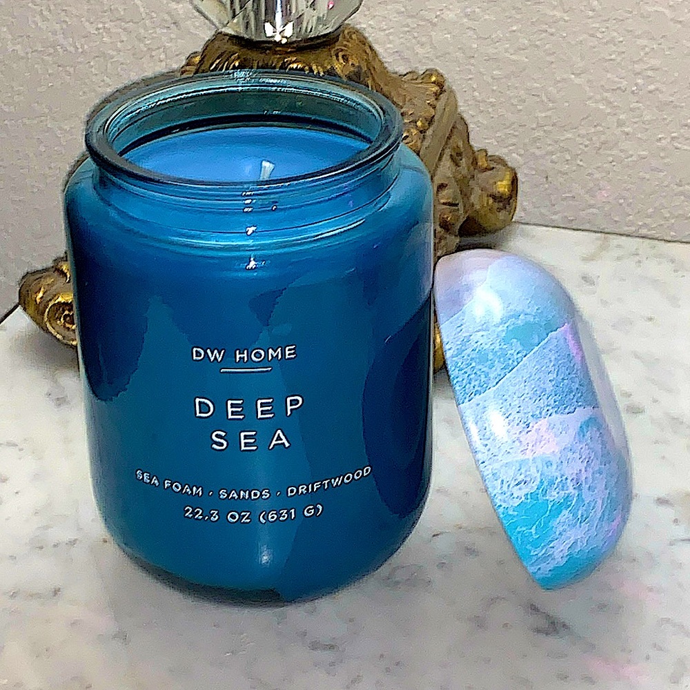 DW HOME CANDLE DEEP SEA 22.3 oz RICHLY SCENTED 1 WICK NEW